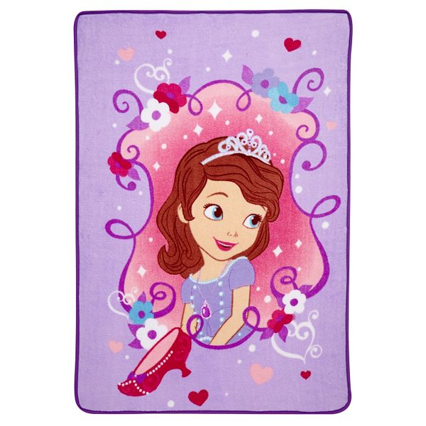 Disney's Sofia the First Sweet as a Princess Coral Fleece Blanket