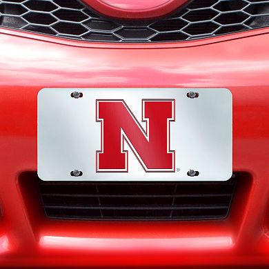 Nebraska Cornhuskers Mirror-Style License Plate