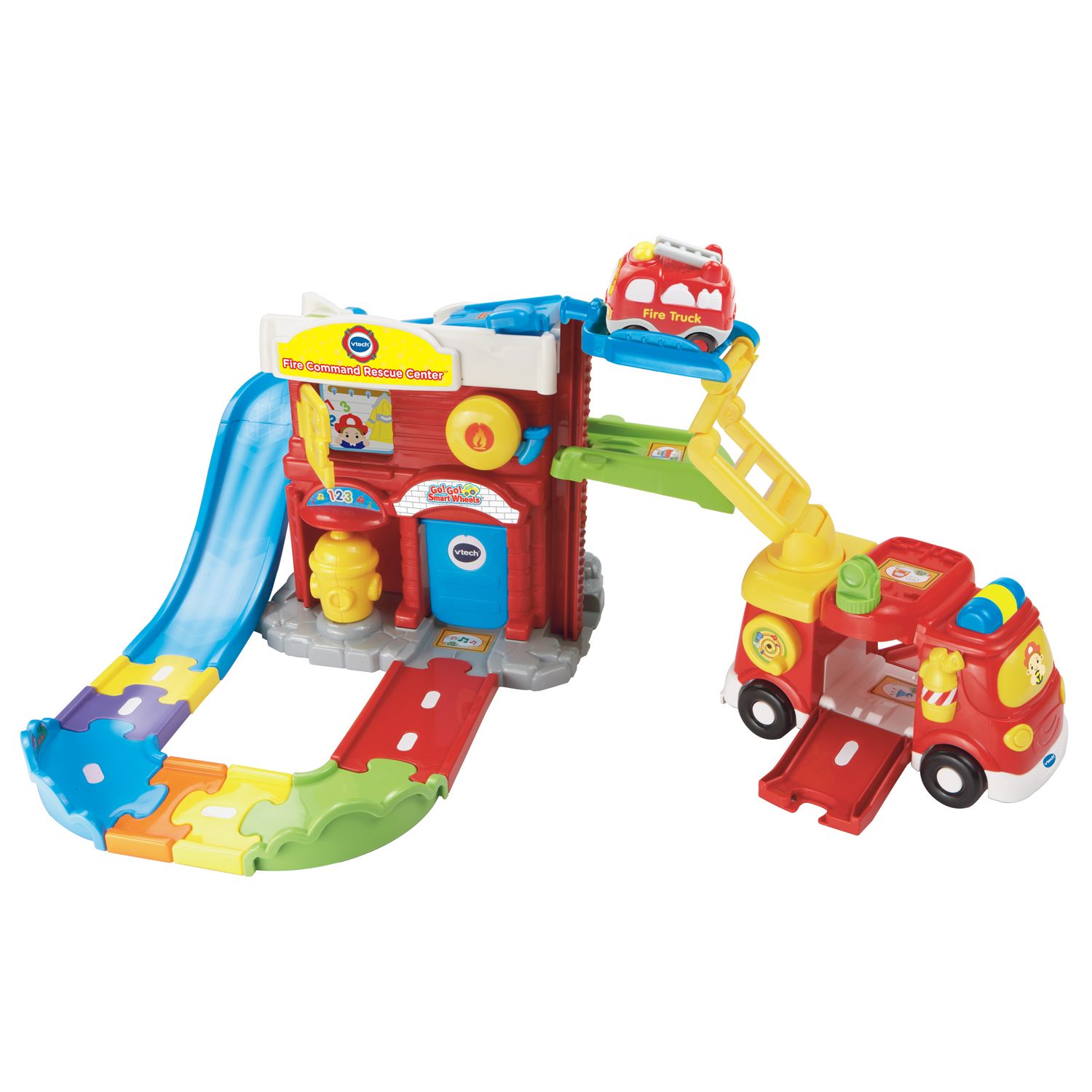 vtech fire truck track