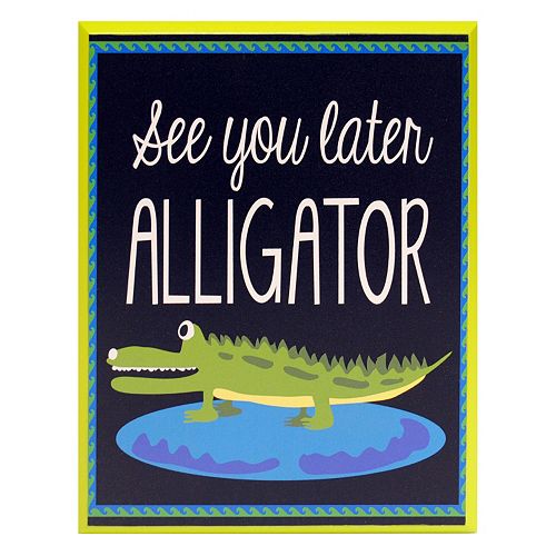 New View ”See You Later Alligator” Wall Plaque