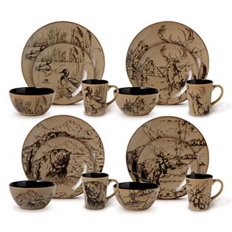 Gourmet Basics Mossy Oak 16 pc Dinnerware Set