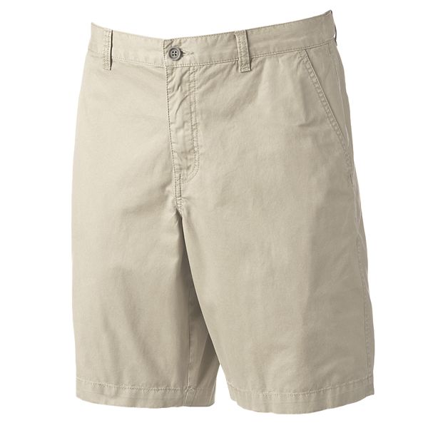 Marc Anthony Slim-Fit Twill Flat-Front Shorts - Men