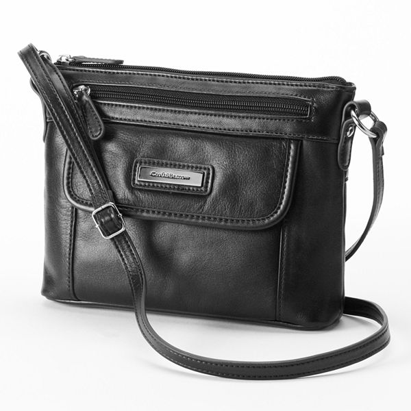 kohls leather handbags