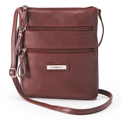 Croft & Barrow® Patsy Leather Crossbody Bag