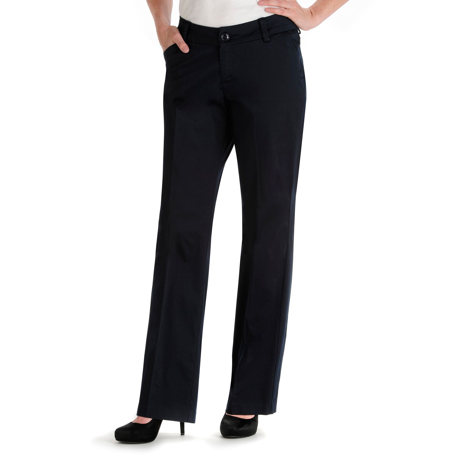 kohls black work pants