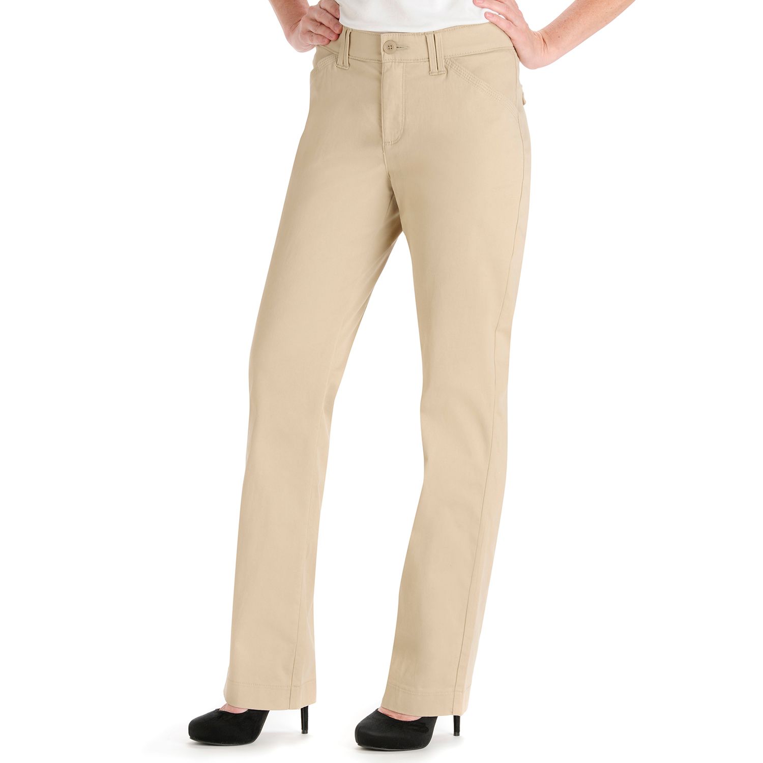 kohls lee pants womens