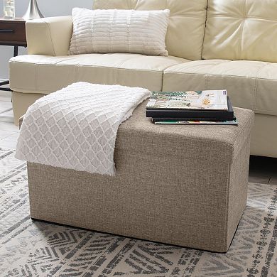 Simplify Folding Storage Ottoman