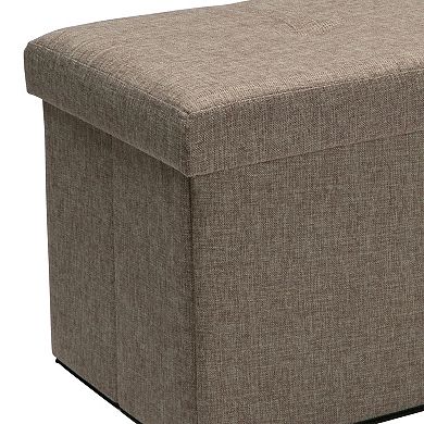 Simplify Folding Storage Ottoman