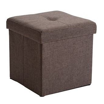 Simplify Square Folding Storage Ottoman
