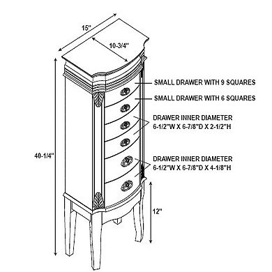 Classic Jewelry Armoire