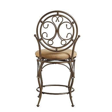 Big and Tall Scroll Circle Bar Chair