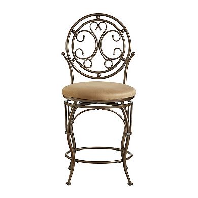 Big and Tall Scroll Circle Bar Chair