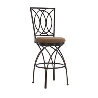 Crossed Legs Big & Tall Swivel Bar Stool