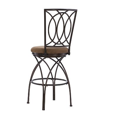 Crossed Legs Big & Tall Swivel Bar Stool