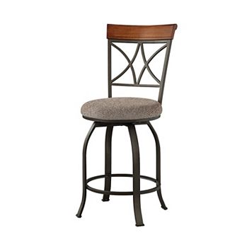 Hamilton Swivel Round Seat Counter Stool