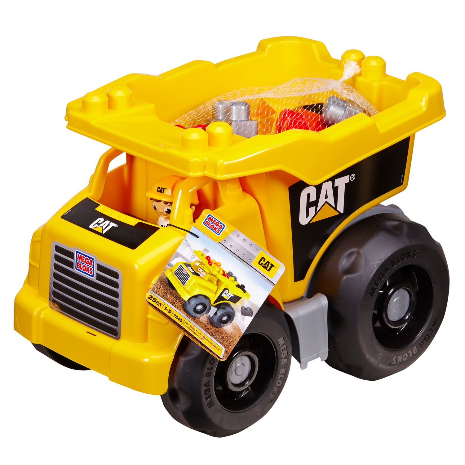 mega bloks dump truck with scoop