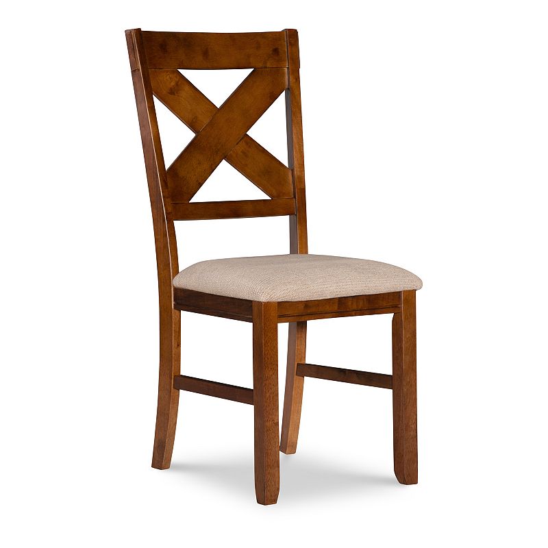 Kraven Side Dining Chair, Brown, 2 Pc