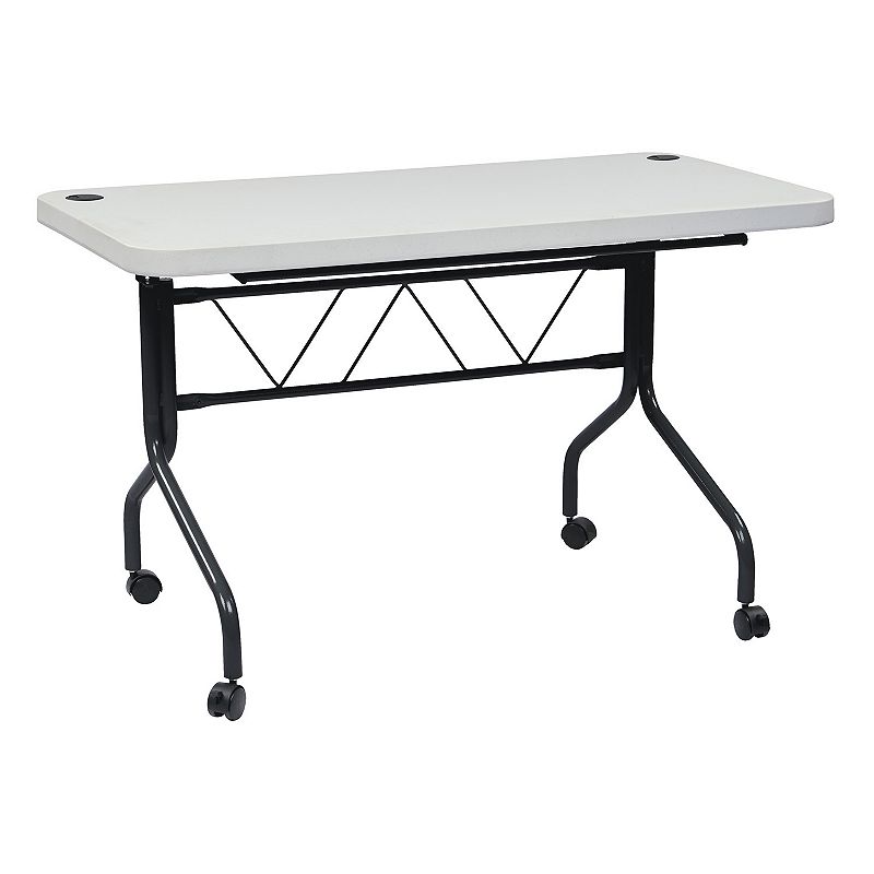 Office Star Products 4-ft. Multi-Purpose Flip Table, Grey