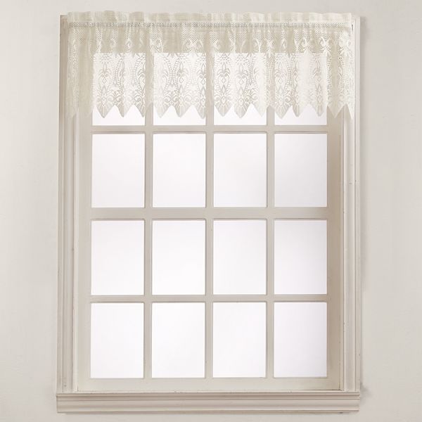 No 918 Joy Lace Tier Window Valance 60 X 15