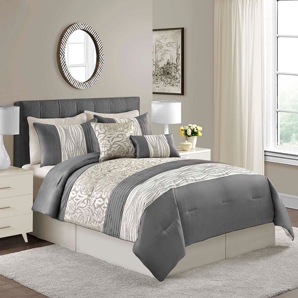Vcny Arcadia 8 Pc Comforter Set, Kohls Queen Bedding Sets