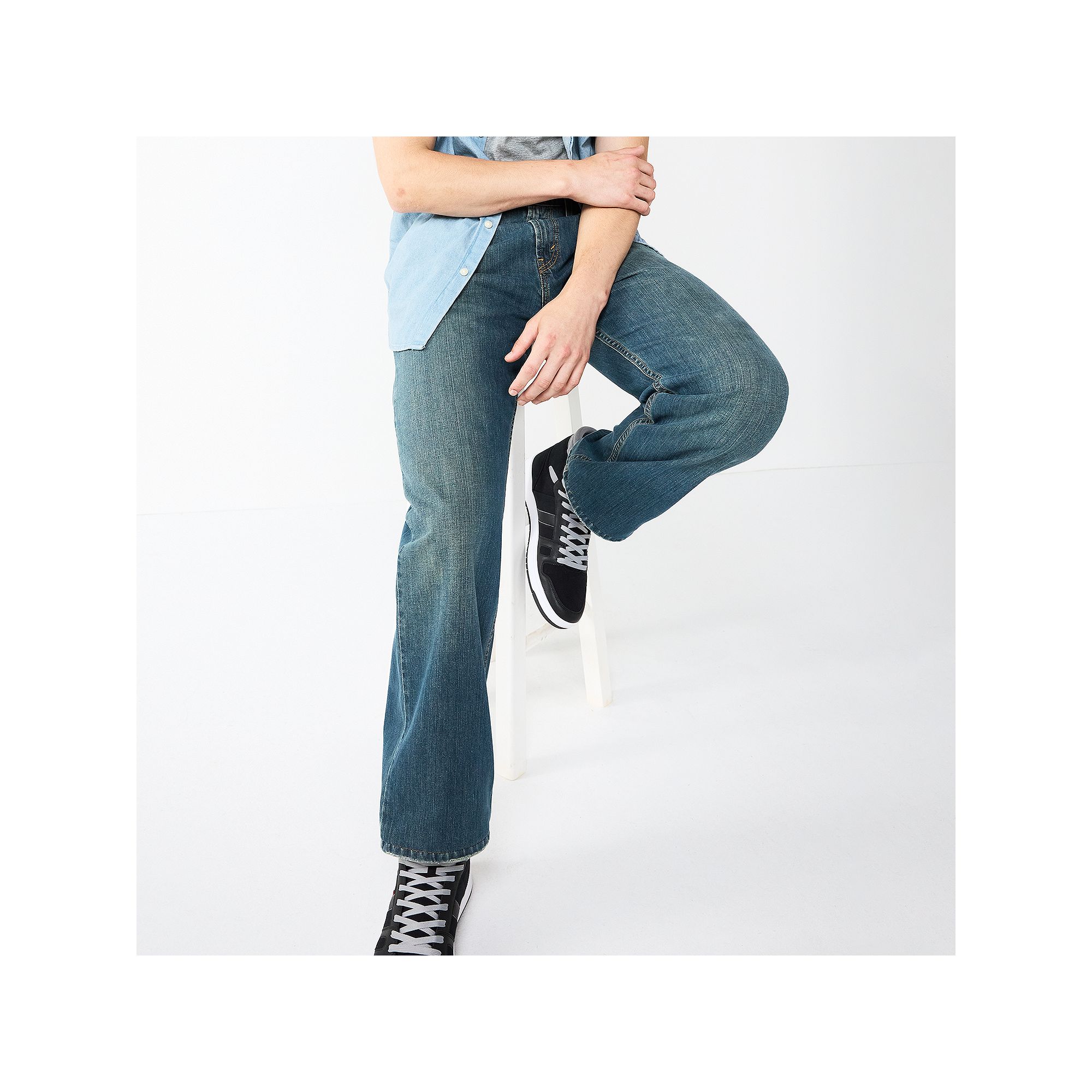 Mens Levis® 559™ Relaxed Straight Fit Jeans, Size: 30X34, Sub Zero