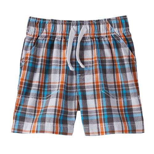 Baby Boy Jumping Beans® Plaid Shorts