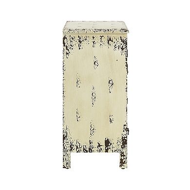 Parcel 2-Drawer Distressed Floor Cabinet
