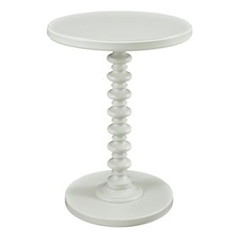 Linon Round Spindle End Table