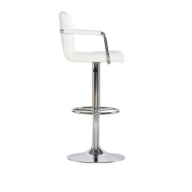 Linon Boyd Abs Swivel Bar Stool