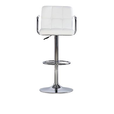 Linon Boyd Abs Swivel Bar Stool