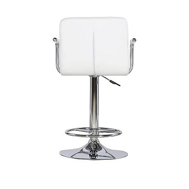 Linon Boyd Abs Swivel Bar Stool