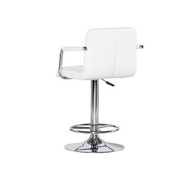 Linon Boyd Abs Swivel Bar Stool