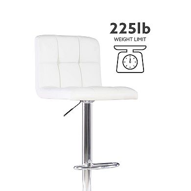 Linon Brandt ABS Swivel Bar Stool