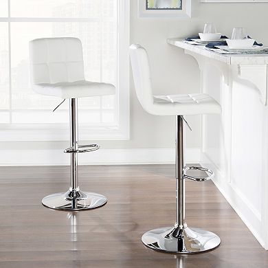Linon Brandt ABS Swivel Bar Stool