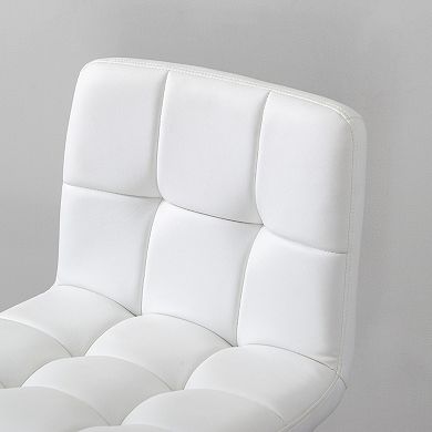 Quilted Adjustable Bar Chair