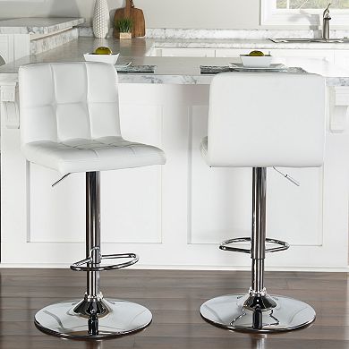 Linon Brandt ABS Swivel Bar Stool