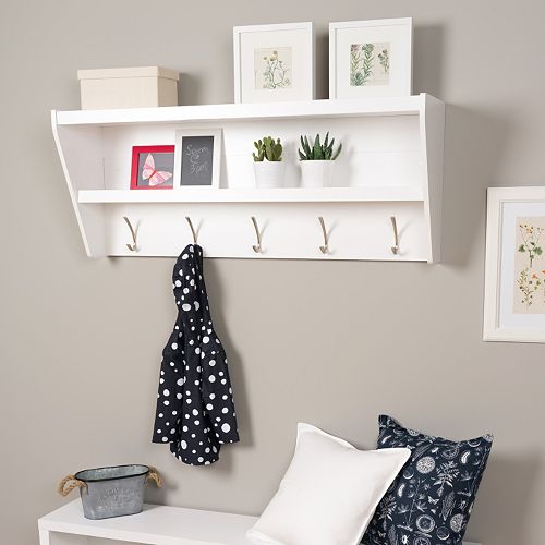 Prepac Entryway 5 Hook Shelf