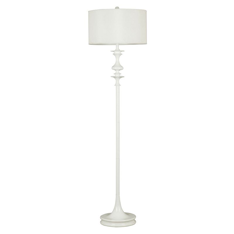 Claiborne Floor Lamp, White