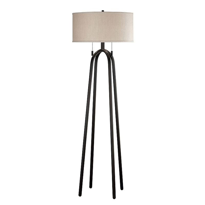 Quadratic Floor Lamp, Brown
