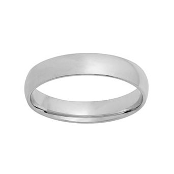 Jewelry Nation Sterling Silver Wedding Band