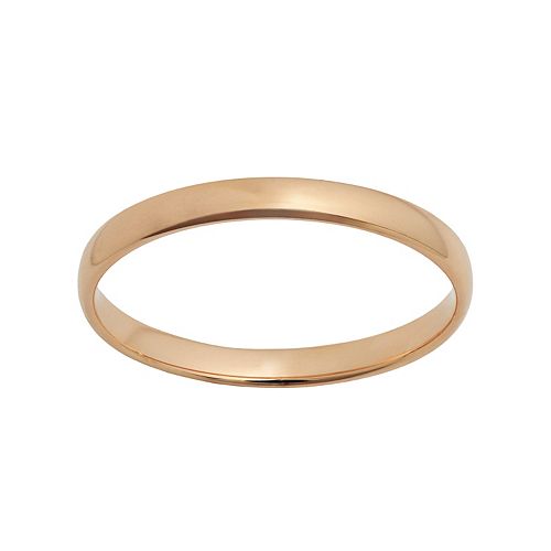 10k Rose Gold Wedding Ring