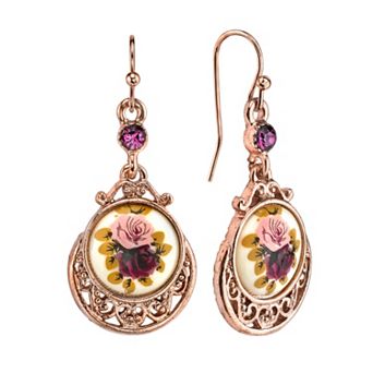 1928 Flower Drop Earrings