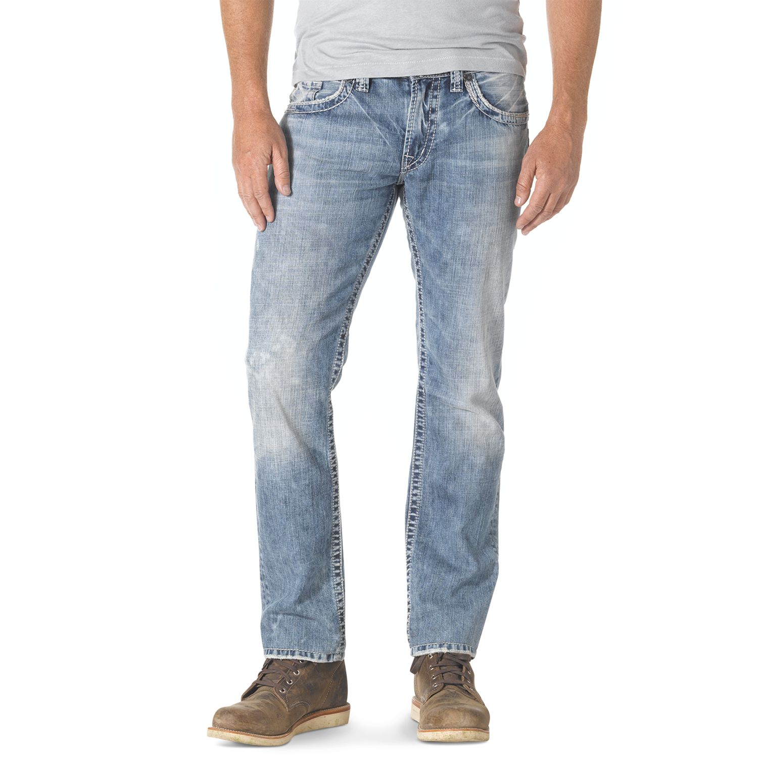 silver mens jeans