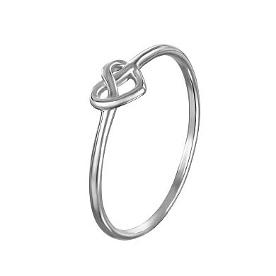 LC Lauren Conrad Knotted Heart Ring