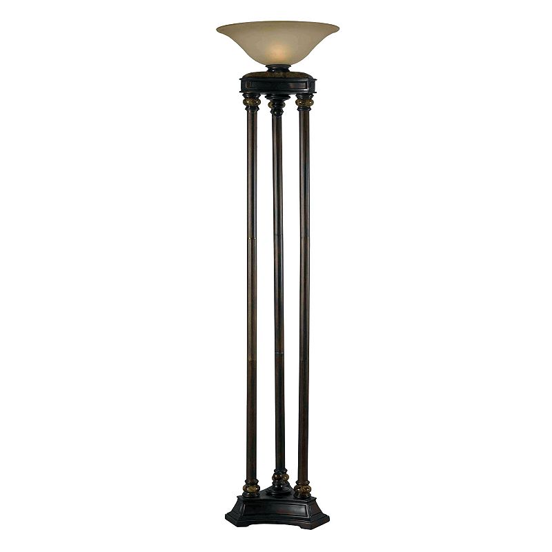 95737124 Colossus 3-Pole Torchiere Floor Lamp, Brown sku 95737124