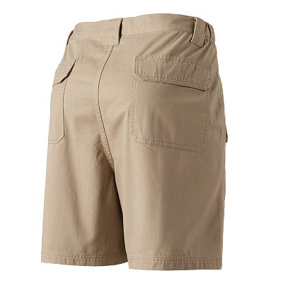 Men s Croft Barrow Side Elastic Twill Cargo Shorts