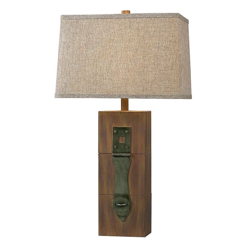Locke Table Lamp, Brown