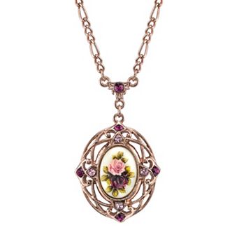 1928 Flower Y Necklace
