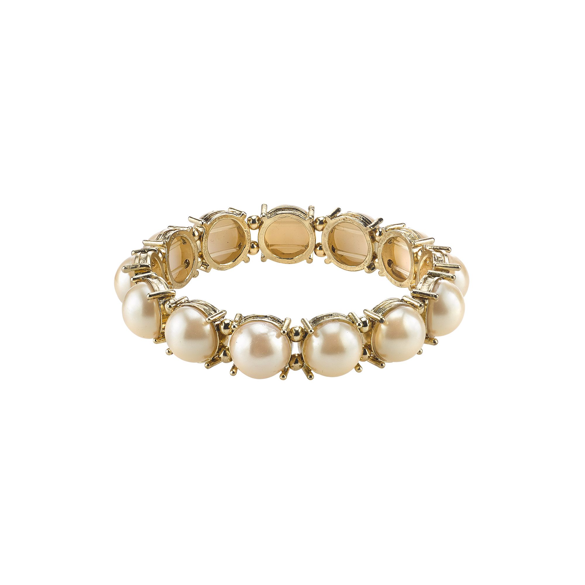 1928 Stretch Bracelet, Womens, White