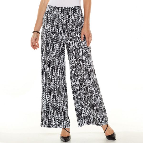 Apt. 9® Modern Fit Challis Palazzo Pants - Women's